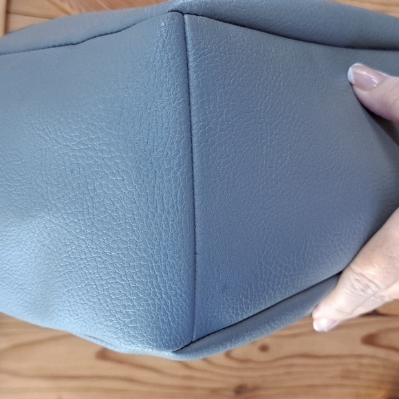 Hand Crafted Painted Elephant Faux Leather Purse Bag Tote Upcycle - Picture 10 of 16